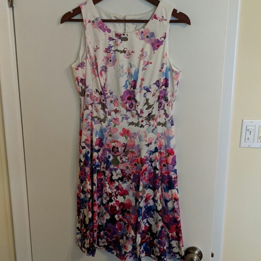 New York & Company Floral Dress Size 8